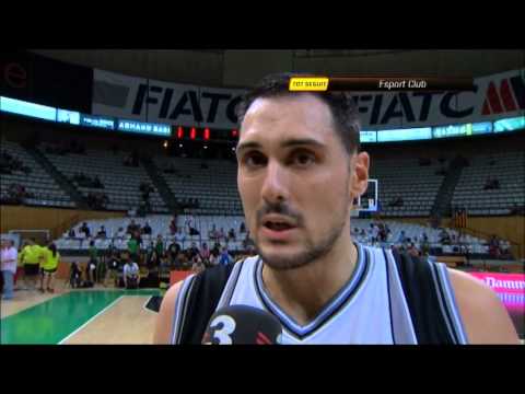 Entrevista postpartit a Miki Feliu (Semifinal Lliga Catalana ACB '12)