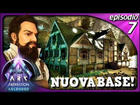 VIAGGIAMO VERSO LA NUOVA BASE E COSTRUIAMO UN MANIERO ! - ARK ITA | ABERRATION | 4K 4090 | EP. 7