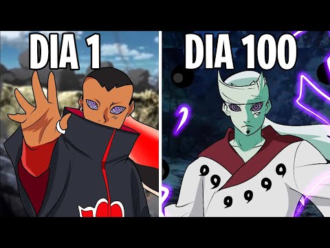 SOBREVIVI 100 DIAS como LÍDER DA AKATSUKI no NARUTO GUERRA