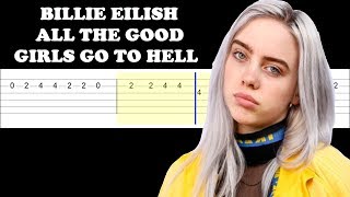 Billie Eilish - All the good girls go to hell (Easy Guitar Tabs Tutorial)