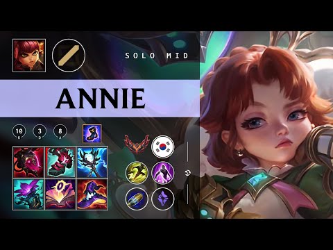 Annie Mid vs Syndra - KR Grandmaster Patch 26.02