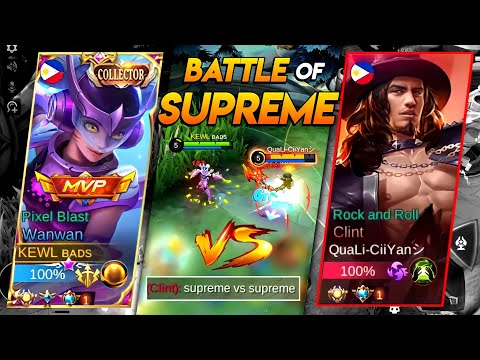 HOW TO DEAL WITH TOP 1 SUPREME CLINT USING WANWAN | MYTHIC RANK | MLBB