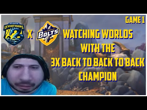 WATCHING WORLDS: LEVIATHANS VS BOLTS GAME 1 - SMITE WORLDS