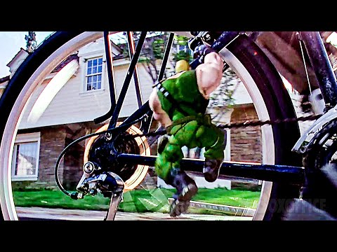 Evil Toys attack a bike and a dog | Small Soldiers | CLIP