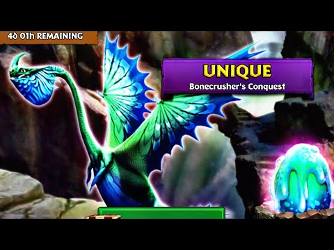 Bonecrusher's Conquest Max Level 150 Titan Mode - Unique Scauldron - Dragons:Rise of Berk