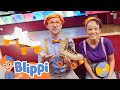 Blippi Meekah Moonlight Rollerway Educational Videos For Kids Blippi And Meekah Kids TV