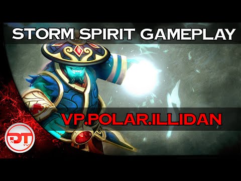 VP.Polar.Illidan Storm Spirit Gameplay Dota 2