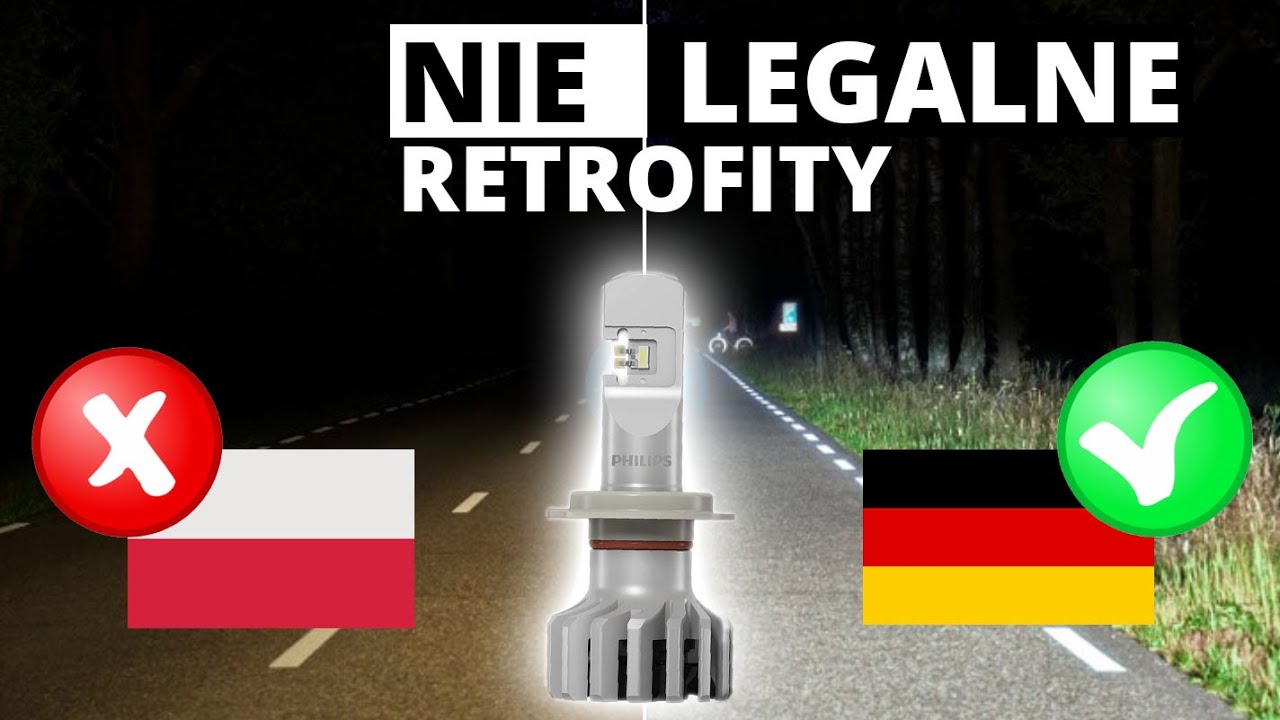 Retrofity LED stają się legalne - ale jest haczyk...