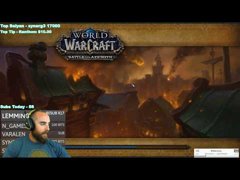 Battle for Azeroth (Beta): Mythic Siege of Boralus Dungeon - Level 120 Fury Warrior DPS