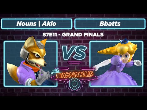 The Nightclub S7E11: Bbatts vs Nouns | Aklo - Grand Finals SSBM