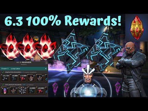2x 6-Star! Nick Fury Dungeon Crystal! 6.3 100% Rewards Opening! - Marvel Contest of Champions