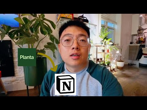 How I replaced PLANTA with NOTION, Plant Tracker, Notion Template