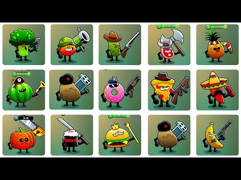 Food Gang All Characters Unlocked Gameplay