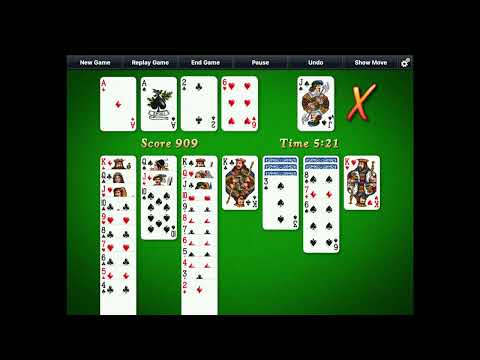 Solitaire City (Mac Version) - Klondike Longplay - Rule: 3