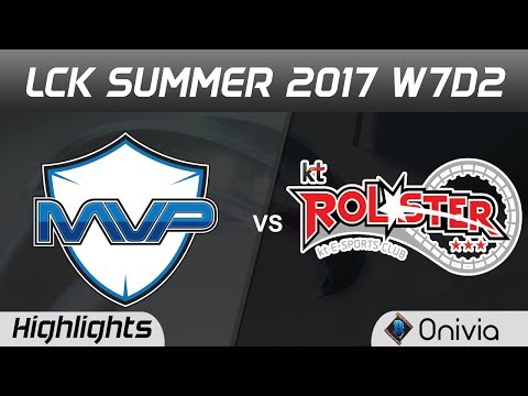 MVP vs KT Highlights Game 1 LCK SUMMER 2017 MVP vs KT Rolster by Onivia
