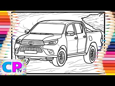 Toyota Hilux Coloring Pages/Toyota Pickup Coloring/Cars/Tobu - If I Disappear [NCS Release]