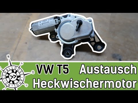 VW T5 Motor vom Hechscheibenwischer ersetzen || SCHALLDOSE ON TOUR
