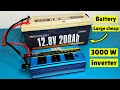 12v inverter 3000W test with maximum continuous discharging current 200ah battery