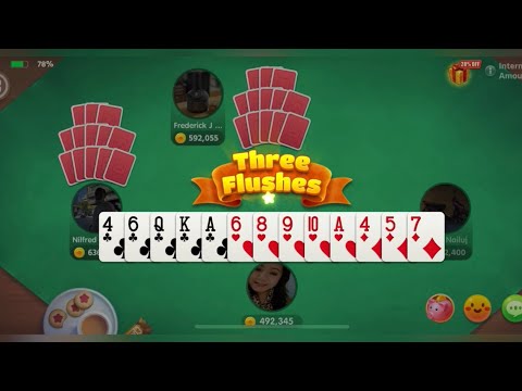 Let's Play Pusoy | I Won Three Flushes - YouTube