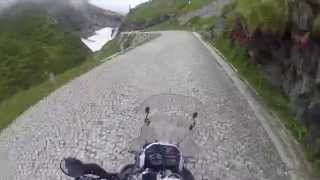 preview picture of video 'Tremola - St. Gotthard Pass (CH) on BMW R 1200 GS / 28.06.2014'