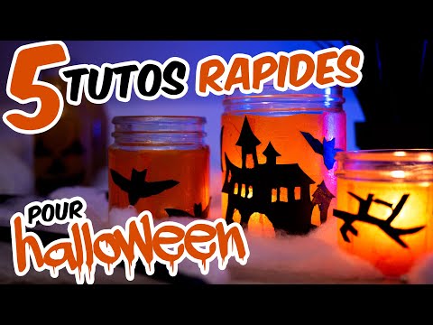 HALLOWEEN : 5 Tutos rapides pour une déco de dernière minute