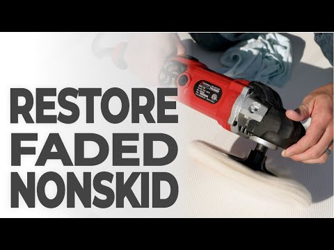 Compound Non Skid with a Rotary Polisher!