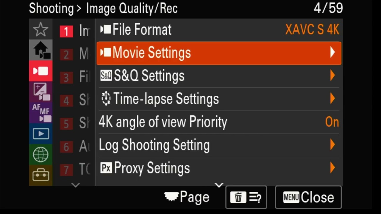 Sony a7M5 Master Class - Complete Settings