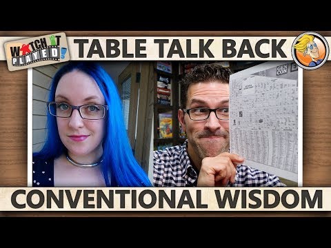 Table Talk Back - Conventional Wisdom