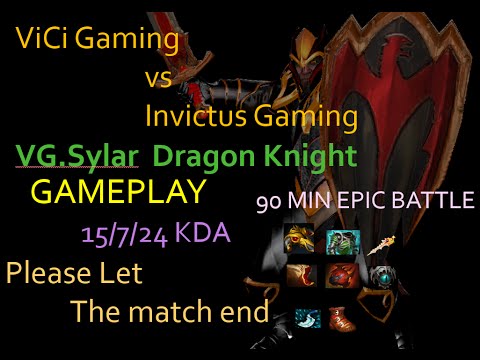 Sylar Dragon Knight HighLights |Invictus Gaming vs ViCi Gaming | TI6 qualifiers | 90 Min Epic Match