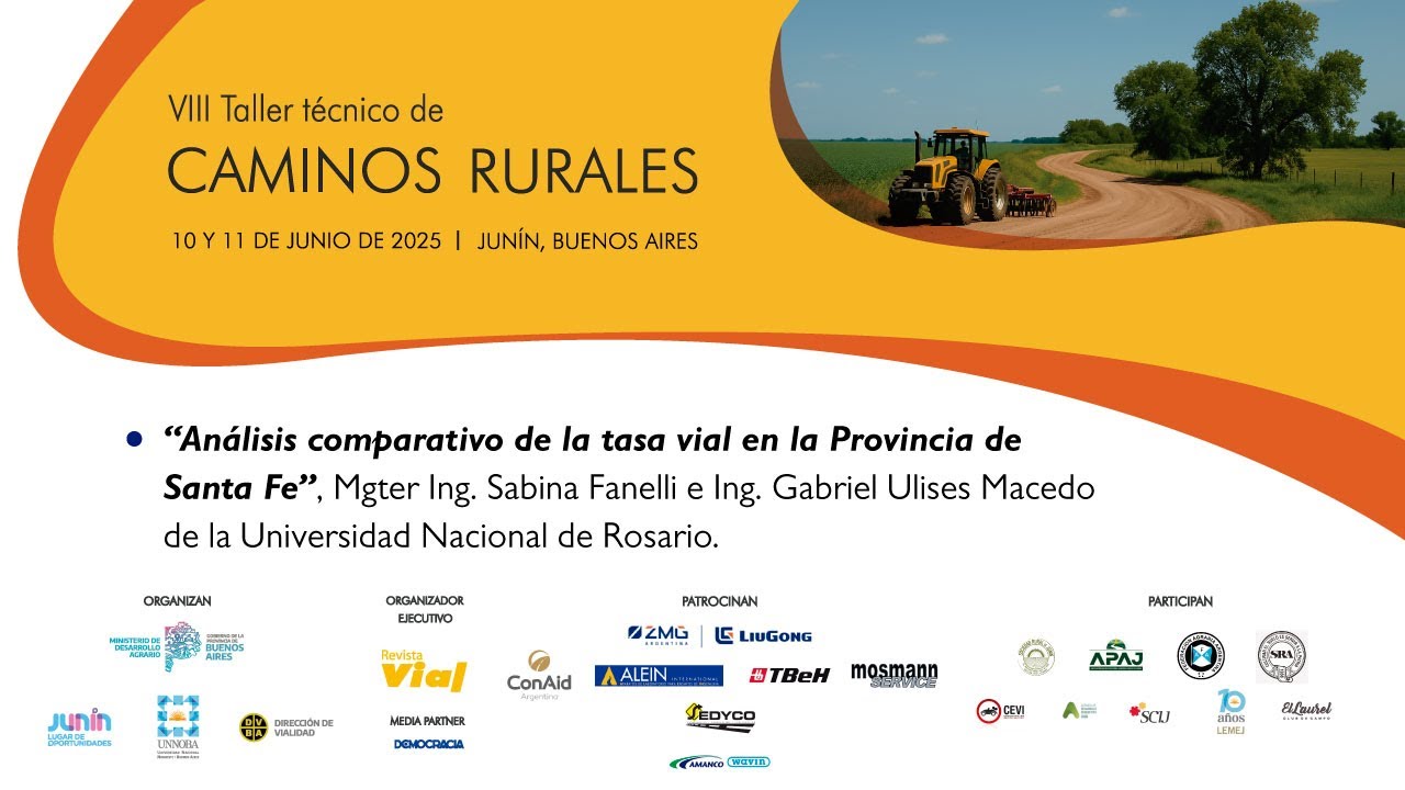 ANÁLISIS COMPARATIVO DE LA TASA VIAL EN LA PROVINCIA DE SANTA FE | MGTER ING. SABINA FANELLI