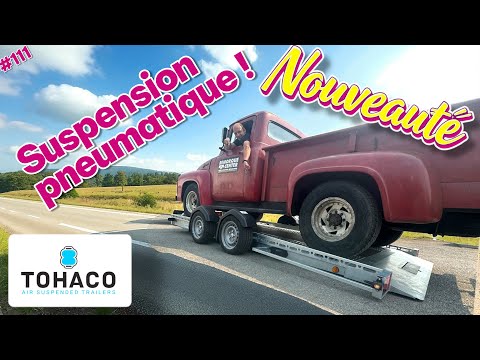 Porte voiture TOHACO 4,58 x 2 m - C.U. 2613 kg - PTAC 3500 kg - Suspension pneumatique - Référence MP 205 113 1000 1_5