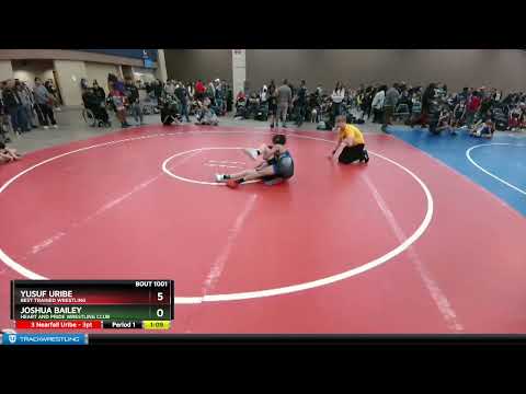 106-112 Lbs Round 1 - Yusuf Uribe, Best Trained Wrestling Vs Joshua Bailey, Heart And Pride Wrestl