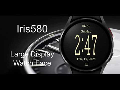 Iris580 Large Display Watch