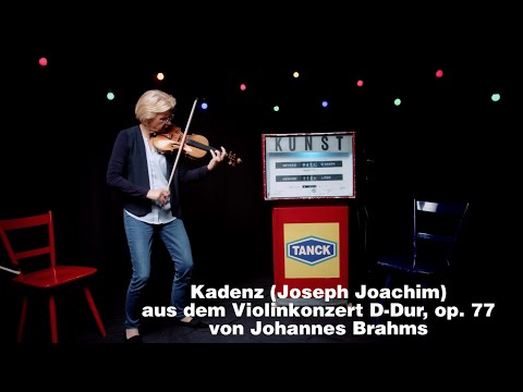 TANCKSTELLE MUSIC - Kadenz (J.Joachim) aus dem Violinkonzert D-Dur Op.77 von Brahms (Antje Weithaas)