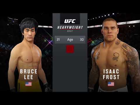 Bruce Lee vs Isaac Frost - EA Sports UFC 4 - Dragon Fight 🔥🐲