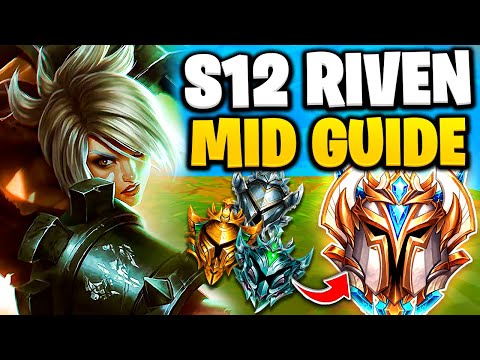 How To 1v5 CARRY as RIVEN MID in Season 12! (EVERY GAME) Riven Guide for Dummies