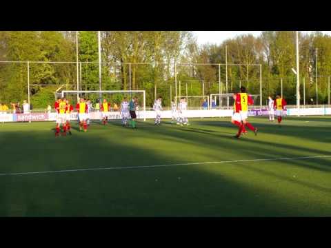 Doelpunt Job ter Horst: 0-1 bij DZSV (eindstand 4-1)