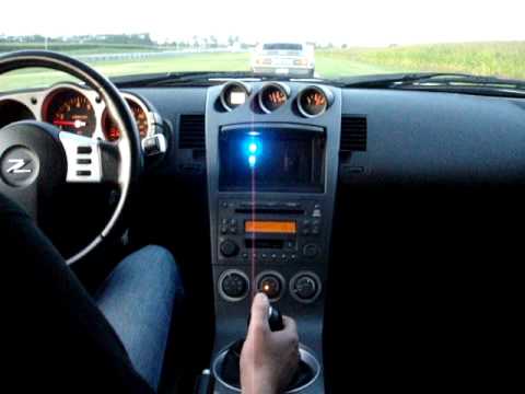 Supercharged Vortech 350Z First Run Ever (STREET TIRES = FAIL)