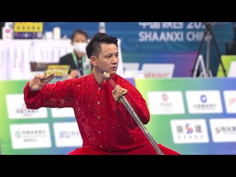 Yang Shunhong - 1st place - Taijijian - 14th All China Games - Wushu Taolu