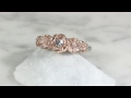 video - Rose Poppy Daisy Two-Tone Engagement Ring