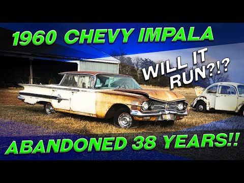 1960 Chevrolet Impala 4 Door Hardtop! Abandoned for 38 Years! Will It Run?!?