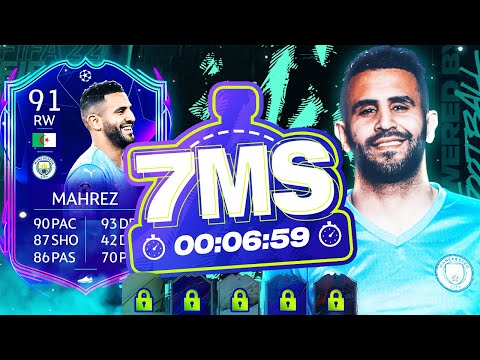 FIFA 22 - THE INCREDIBLE 91 RTTF RIYAD MAHREZ 7 MINUTE SQUAD BUILDER - ULTIMATE TEAM