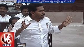 AP Assembly Sessions | YS Jagan criticize AP CM Chandrababu Naidu | V6News