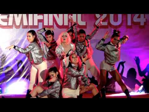 141129 Colors of Life cover Lady Gaga - Bad Romance + Poker Face + Applause @The Idol Battle (Semi)