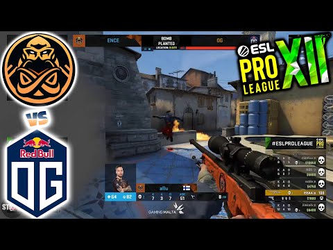 OG ON FIRE🔥🔥 🇫🇮 ENCE vs 🇪🇺 OG INFERNO HIGHLIGHTS - ESL Pro League Season 12 Europe