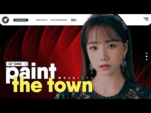 How Would IZ*ONE sing 'Paint the Town' (LOONA) | Line Distribution