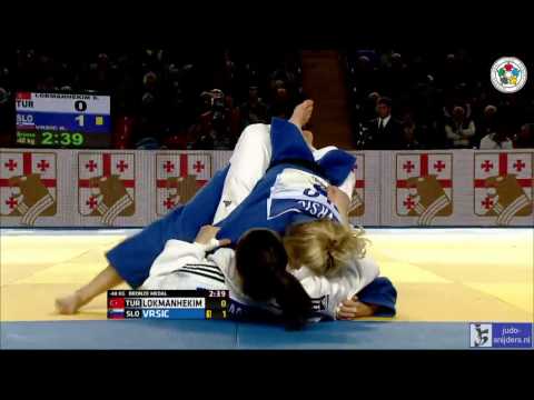 Judo 2014 Grand Prix Tbilisi: Lokmanhekim (TUR) - Vrsic (SLO) [-48kg bronze