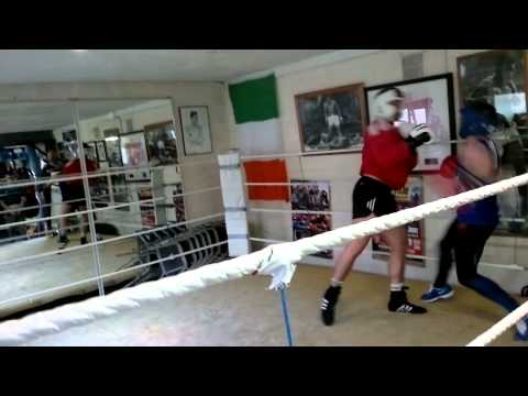 Stephen Mcafee VS Justin - St.Kevins Boxing club (2)