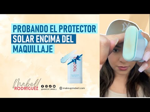 Respuesta a 😳 Probando el protector solar encima del maquillaje ☀️