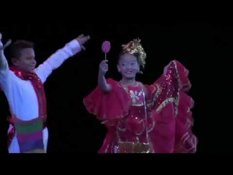 Baile "CUMBIA COLOMBINA" - Los Niños de Colombia Bailan.